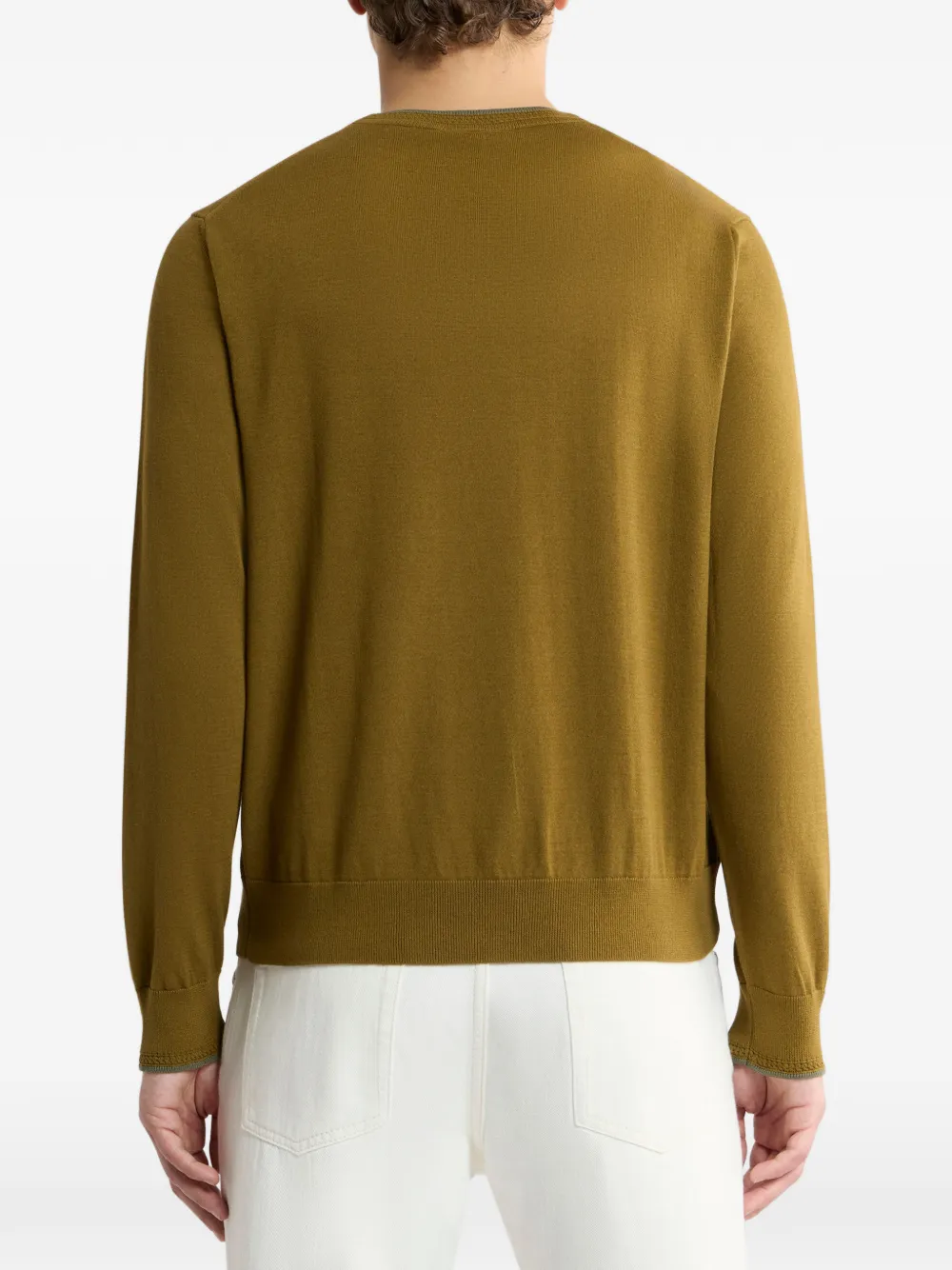  Etro Pegaso-embroidered Jumper - Green 