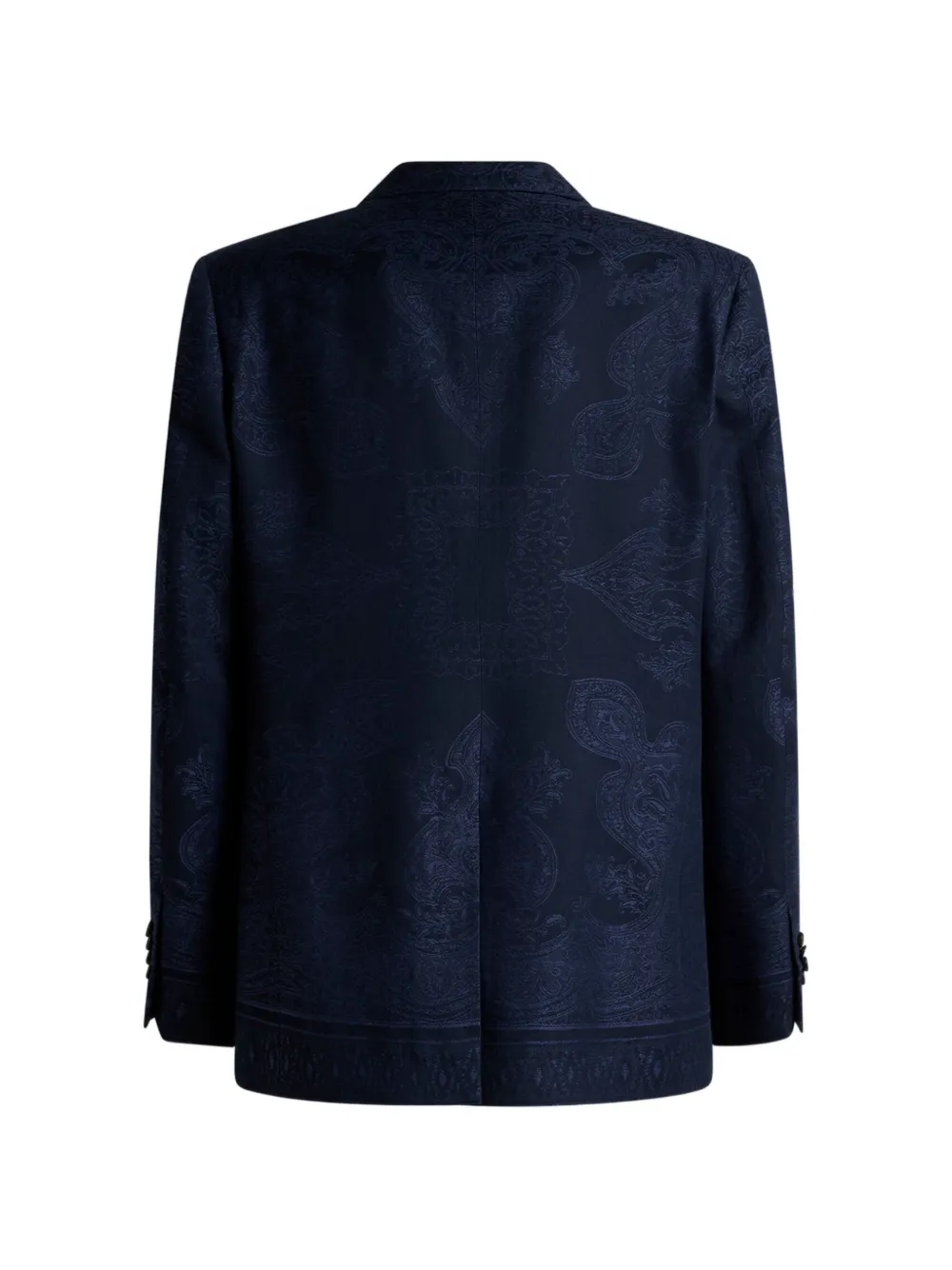 ETRO Jack met bloemen jacquard en paisley-print Blauw