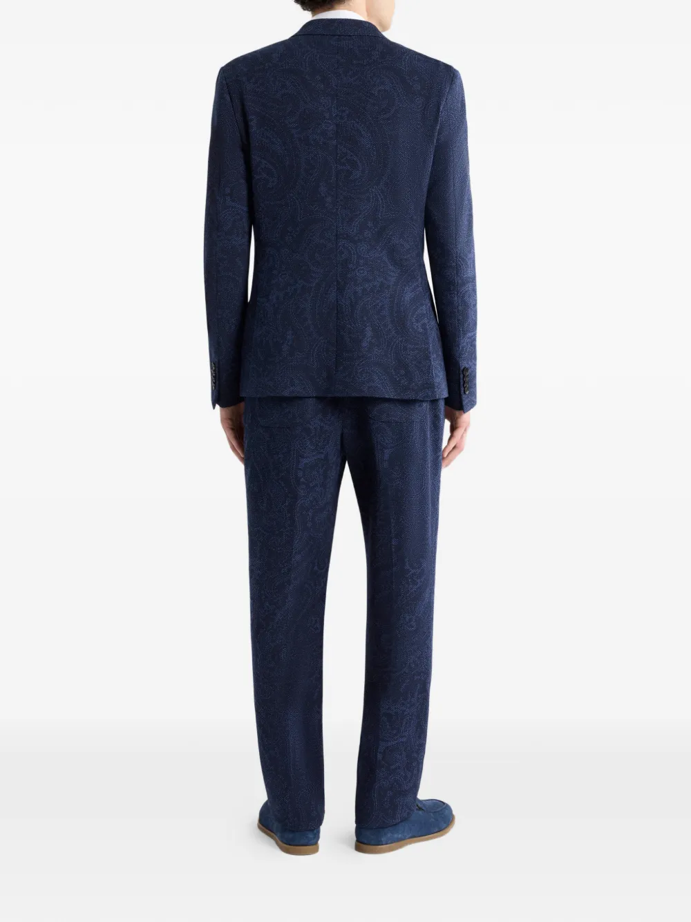  Etro Paisley Single-breasted Blazer - Blue 