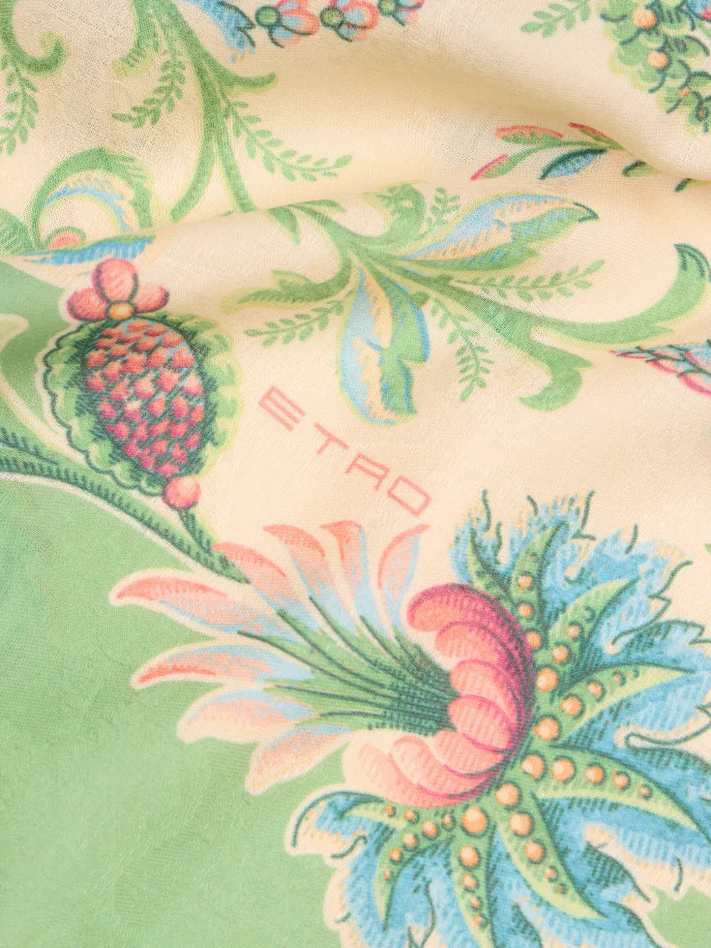 ETRO Sjaal met bloemenprint - Beige