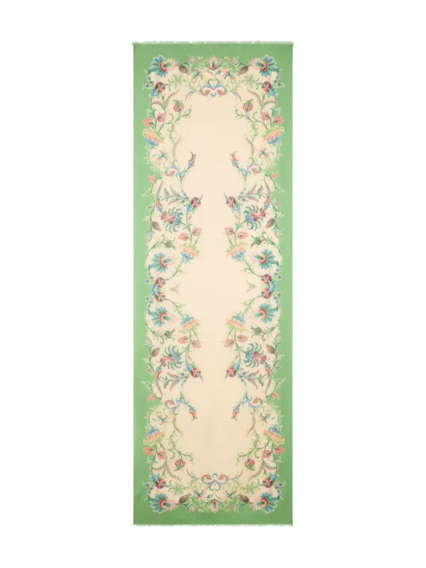 Etro Floral Scarf in Neutrals