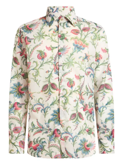 ETRO floral cotton muslin shirt