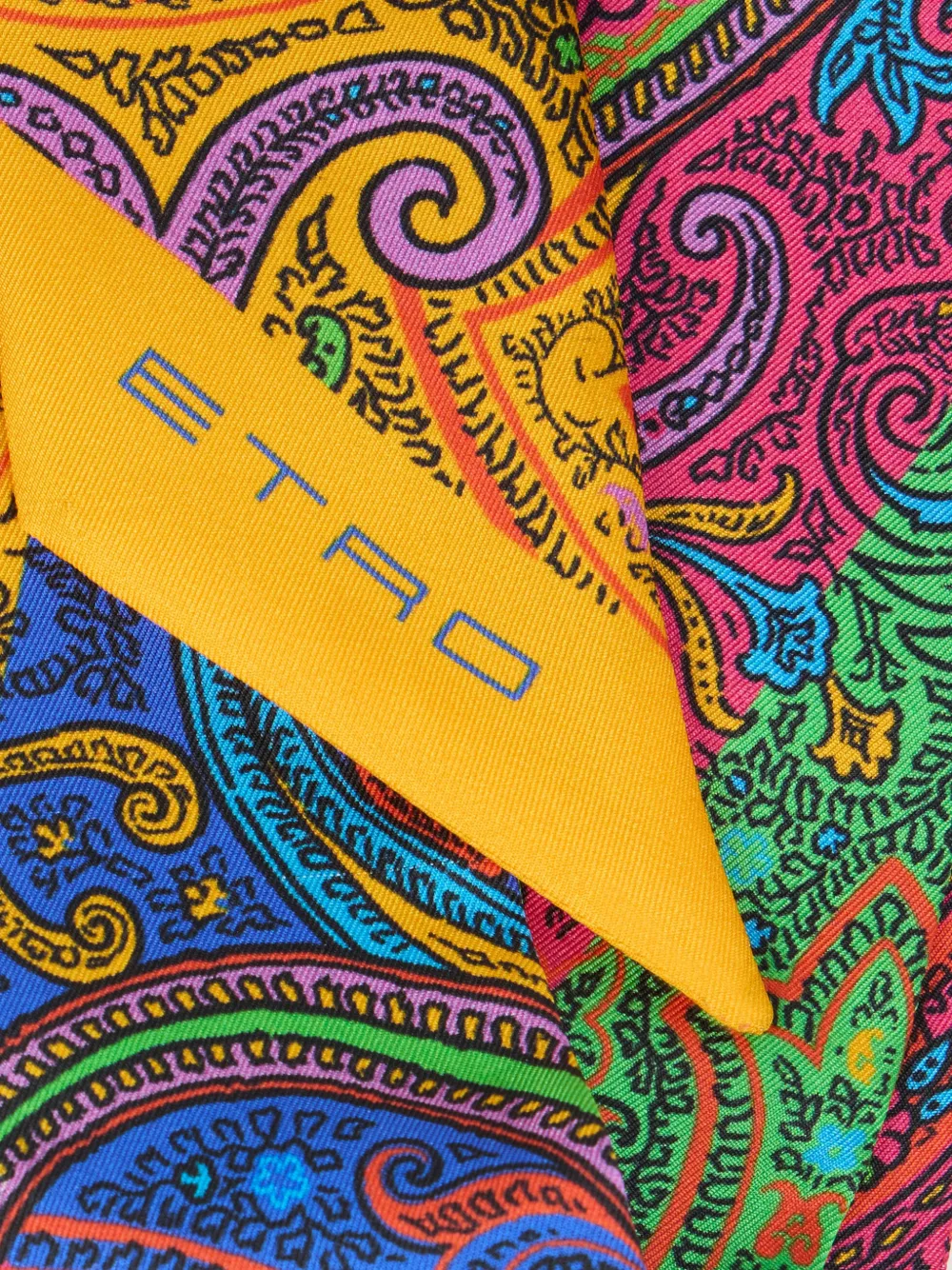 Etro Silk Scarf In Animal Print