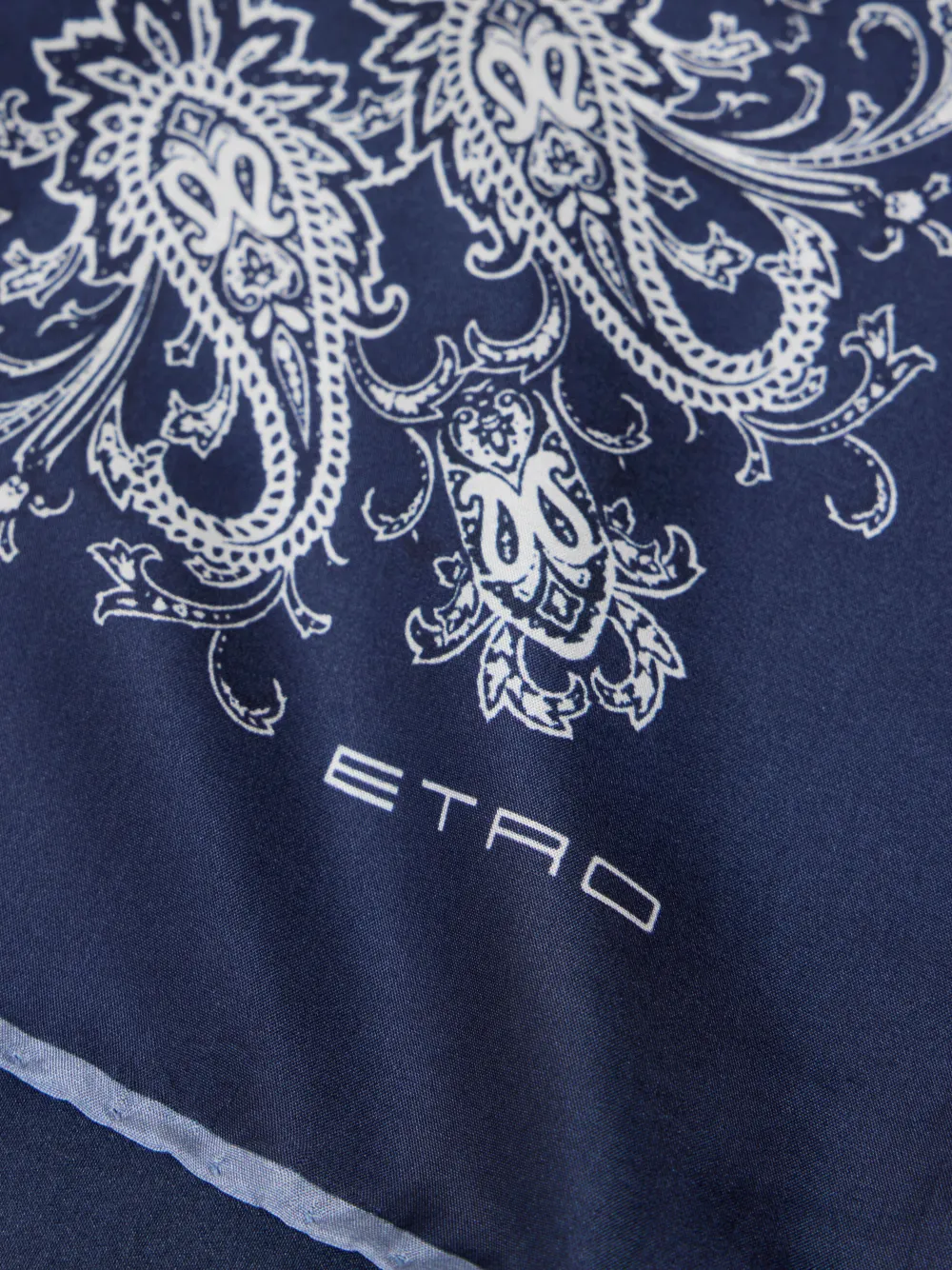 ETRO Sjaal met paisley-patroon - Blauw