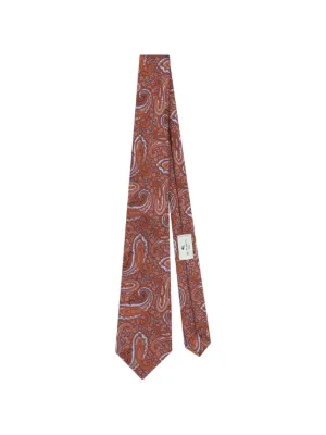 ETRO ペイズリー シルクネクタイ | ブルー | FARFETCH JP