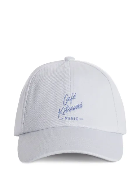 CAFÉ KITSUNÉ embroidered-detail cap