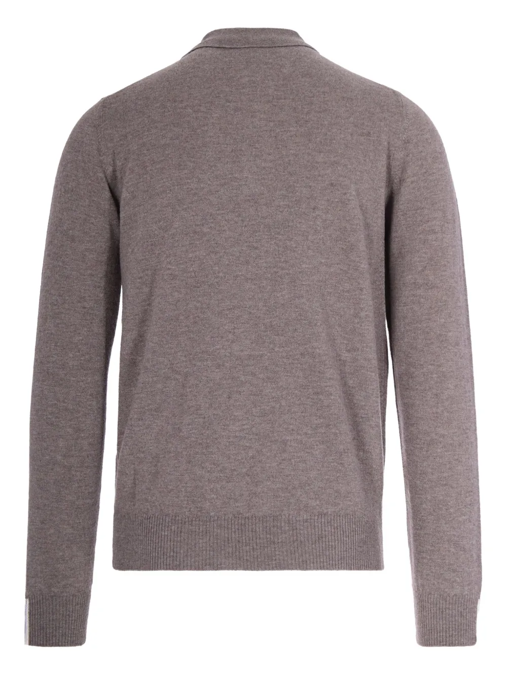 ALPHA STUDIO long-sleeve polo shirt - Grijs