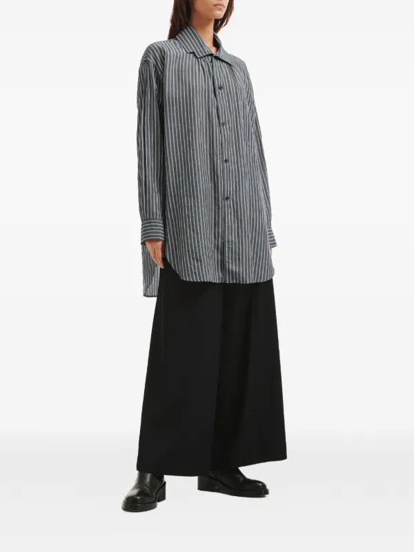 Y's ストライプ シャツ | グレー | FARFETCH JP