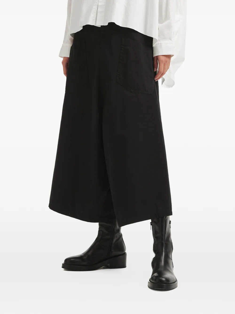  Y's Patch Pocket Trousers - Black 