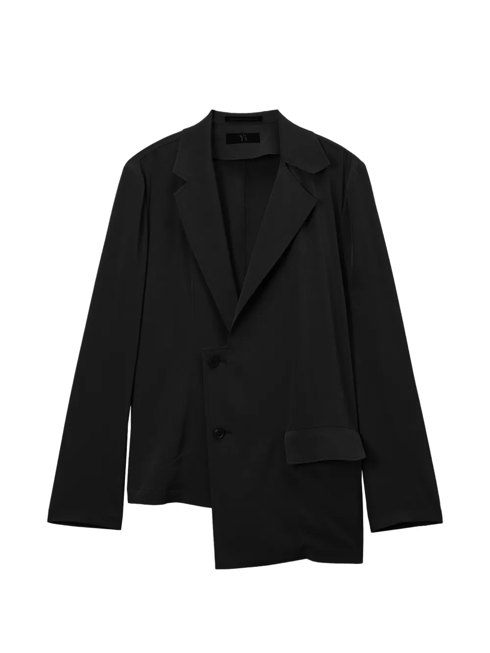 Y's asymmetric blazer - Nero