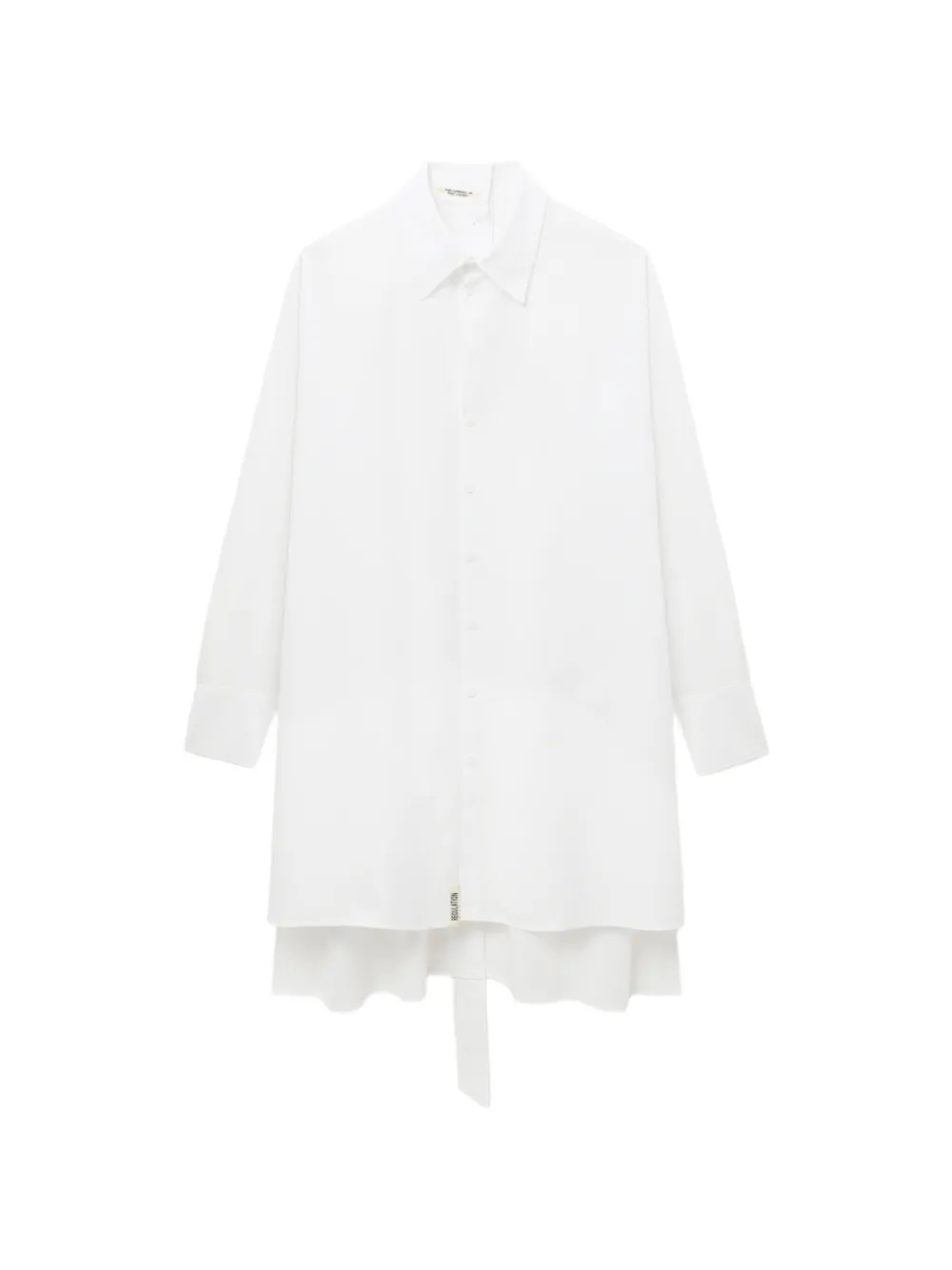 Yohji Yamamoto high-low shirt - Bianco