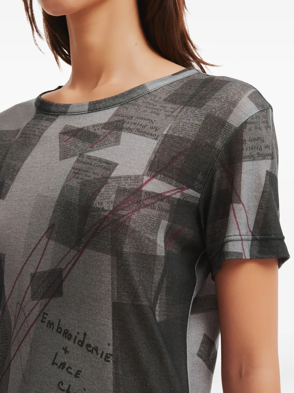 newspaper-print T-Shirt