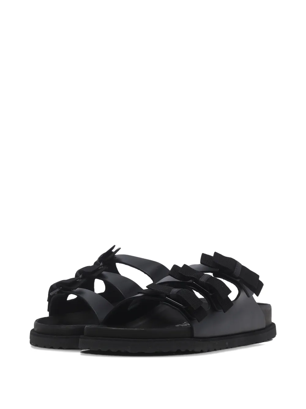 BIRKENSTOCK 1774 Sandalen met plateauzool en bandje Zwart