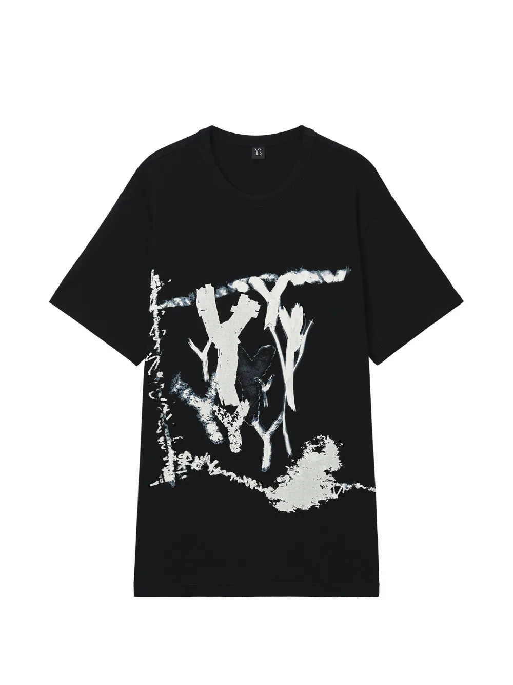 Y's printed T-shirt - Nero
