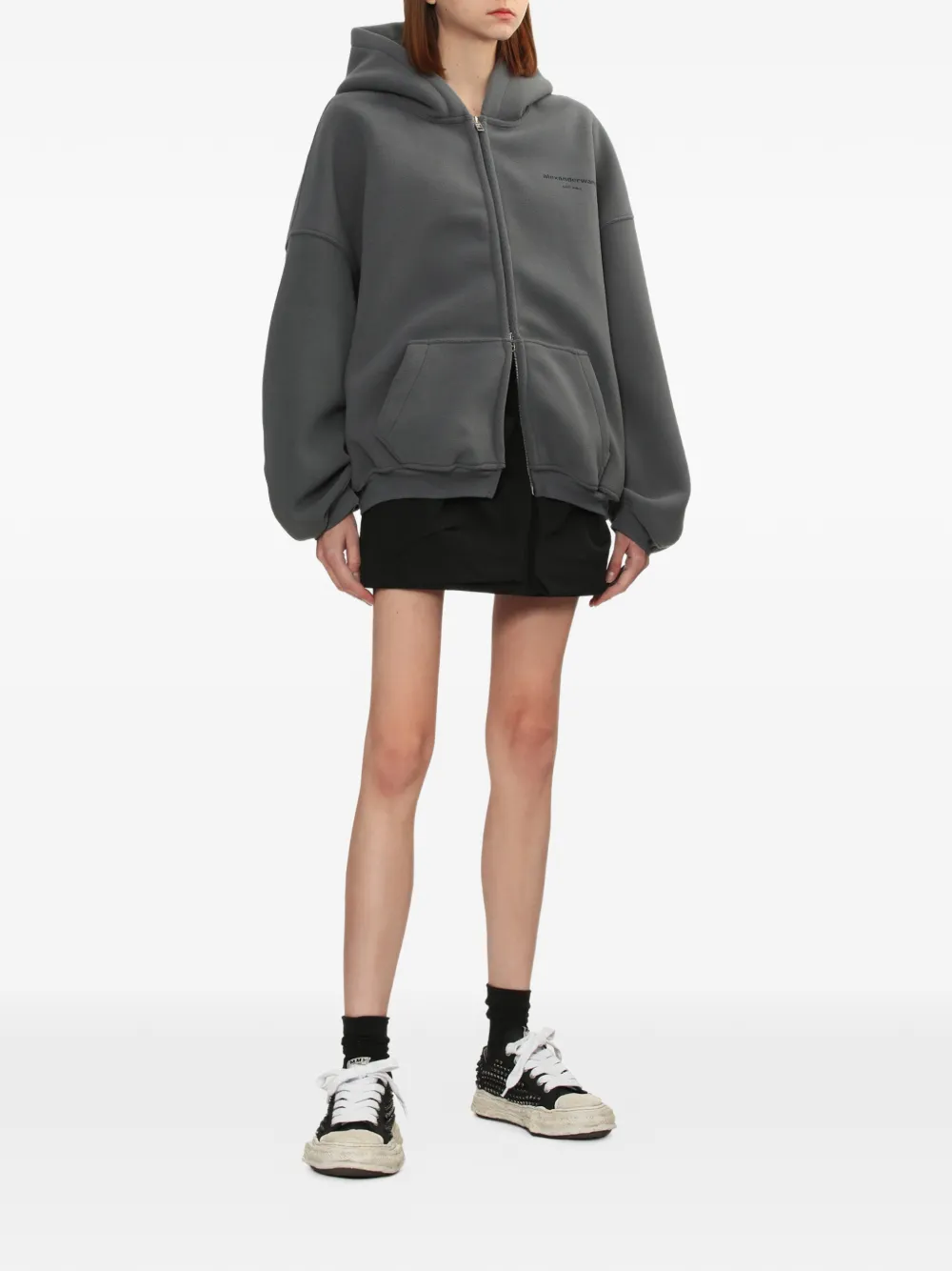 Helmut Lang pocket zip skirt - Zwart