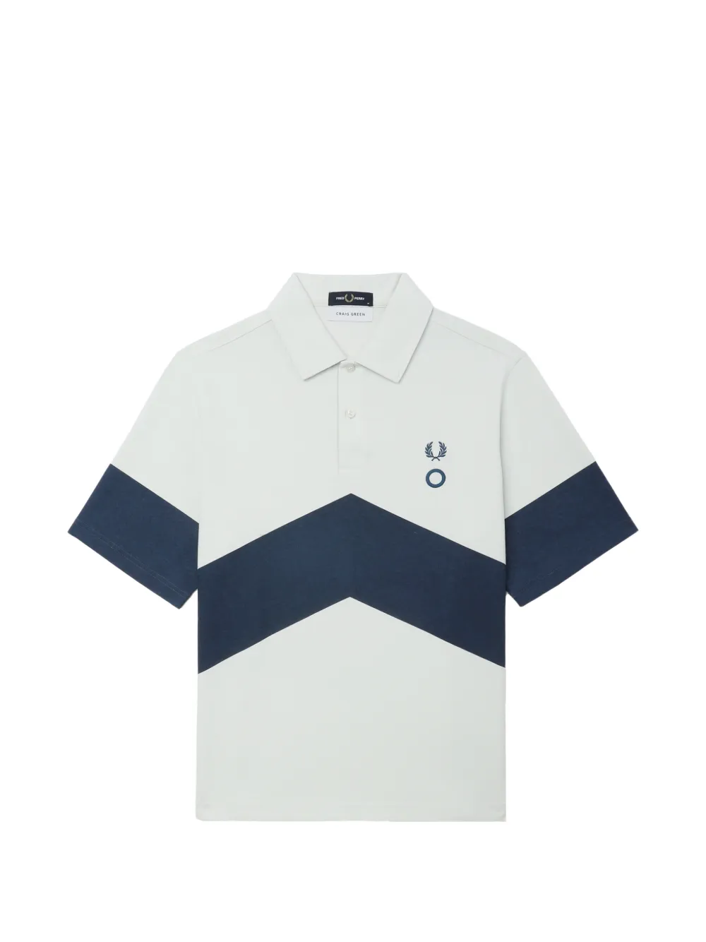 Fred Perry x Craig Green logo-detail polo shirt - Bianco