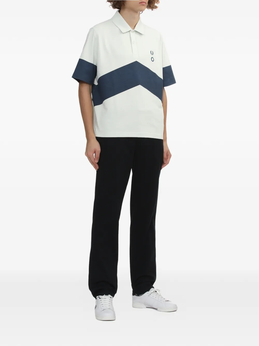 Fred Perry x Craig Green logo-detail polo shirt - Wit