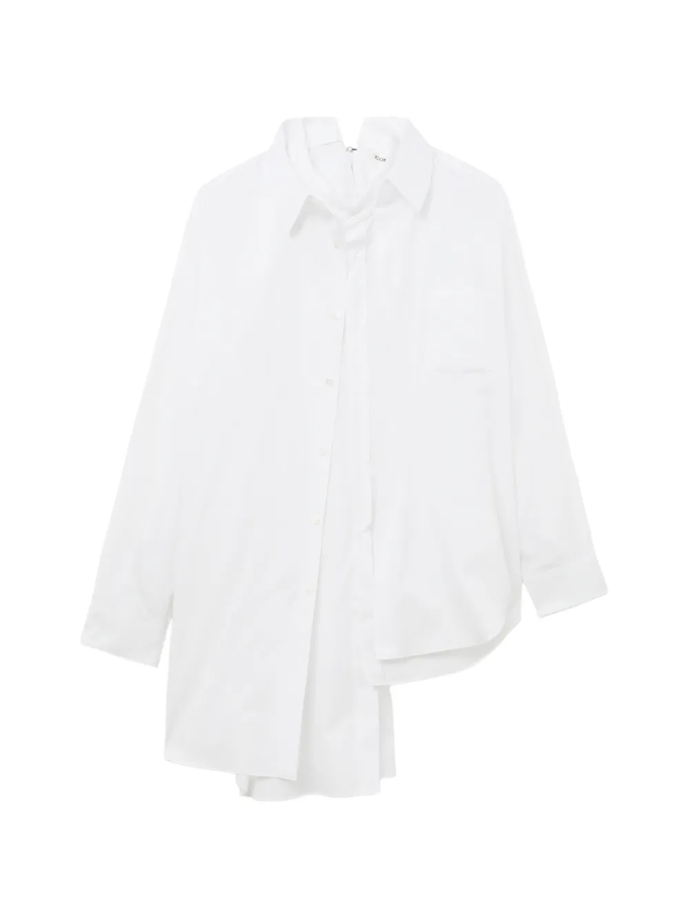 Comme Des Garçons asymmetric shirt - Bianco