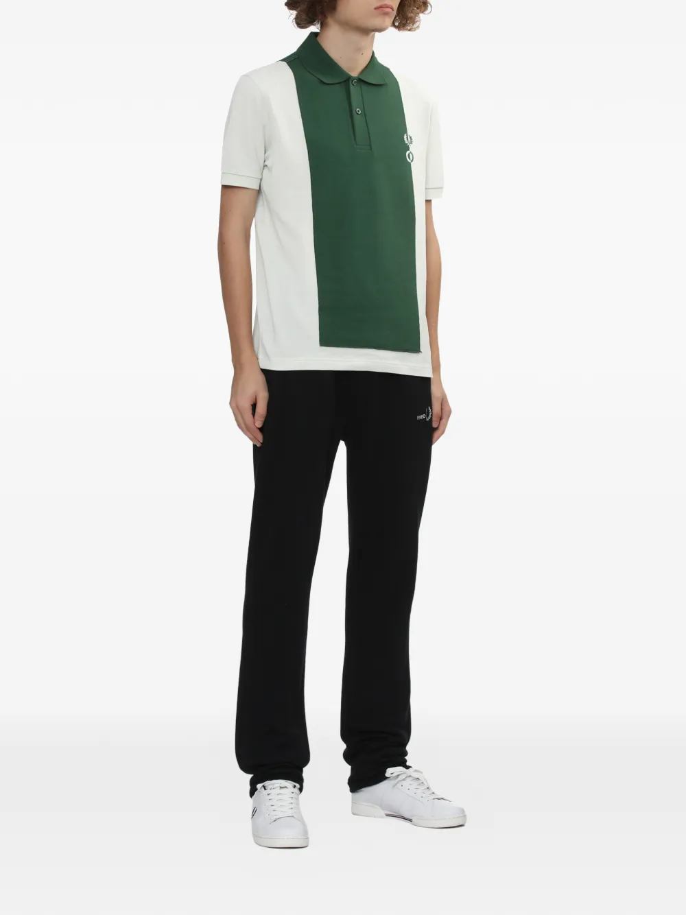 Fred Perry x Craig Green logo-detail polo shirt - Groen