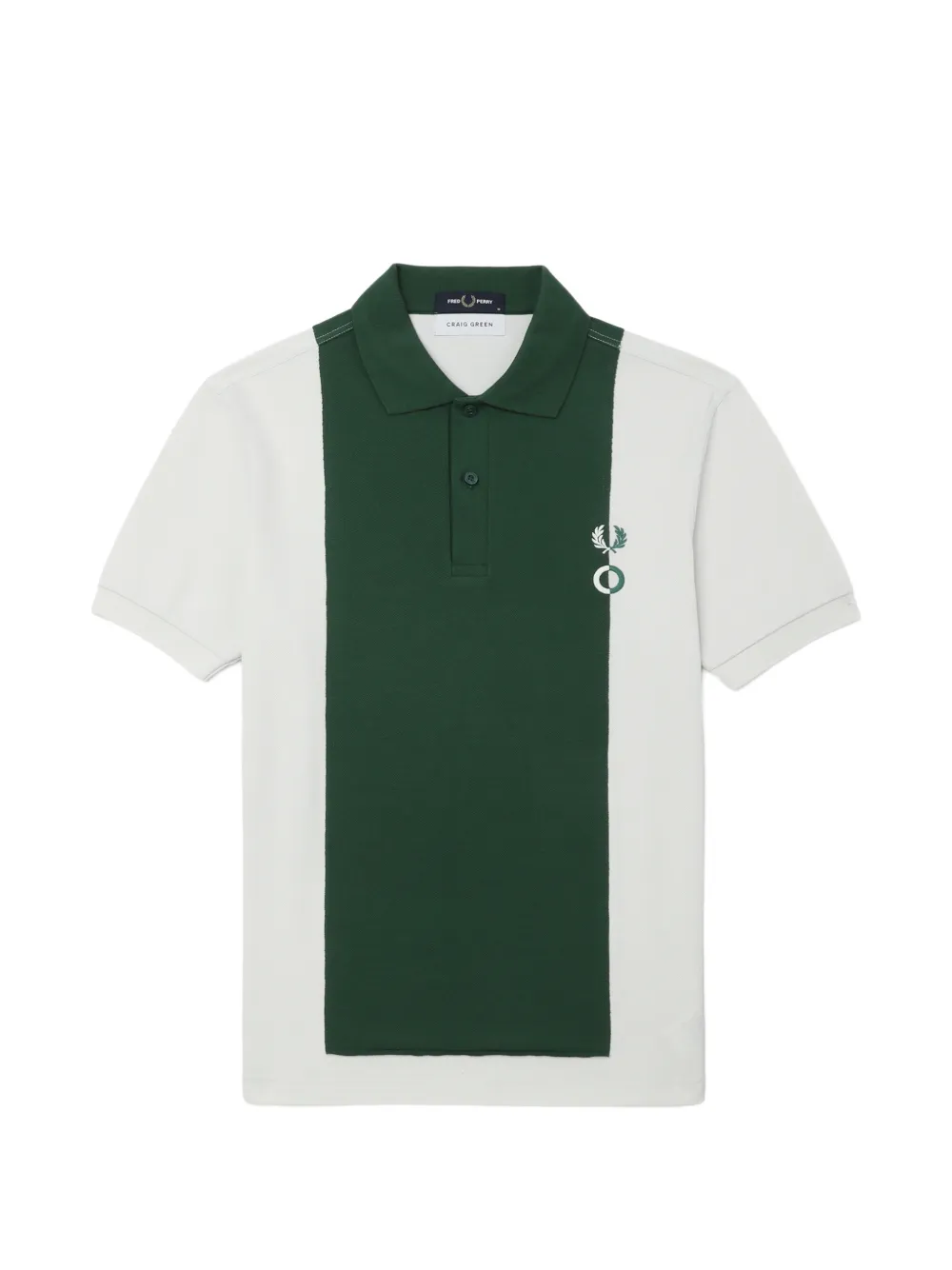 Fred Perry x Craig Green logo-detail polo shirt - Verde