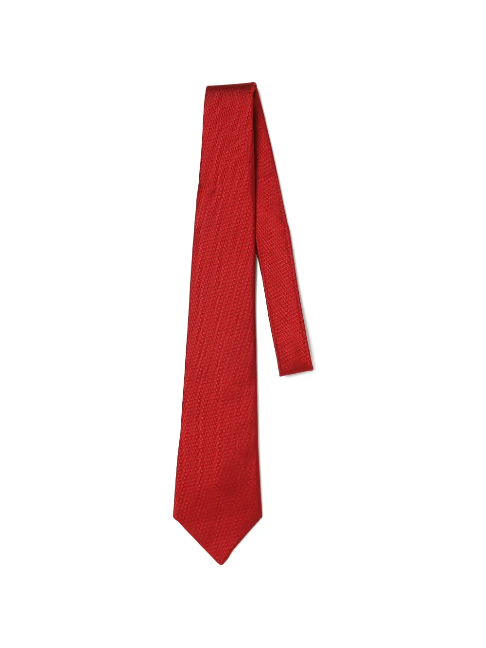 Comme des Garçons Homme Deux textured tie - Rosso