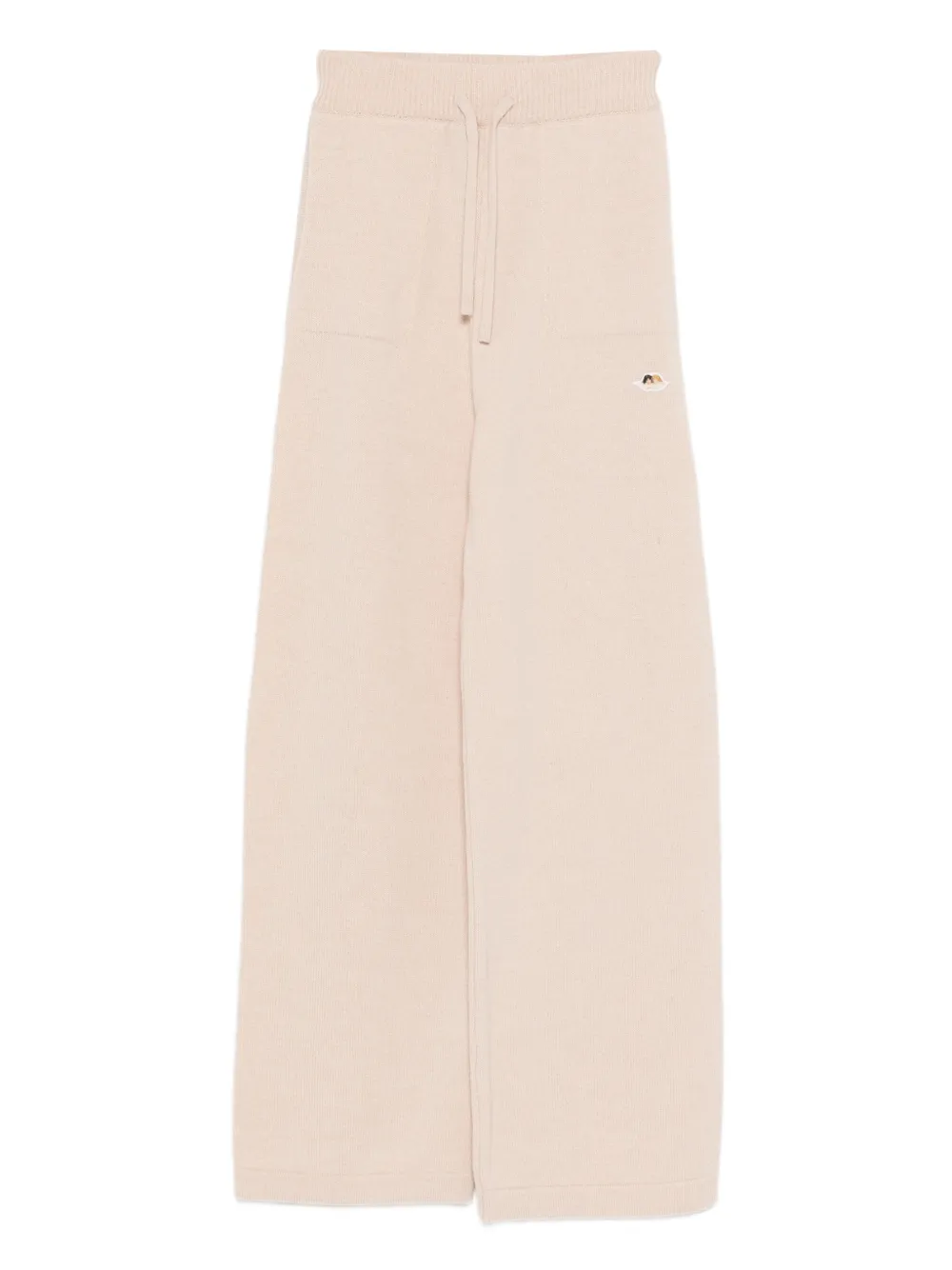 Fiorucci Angel-patch Track Pants In Neutral