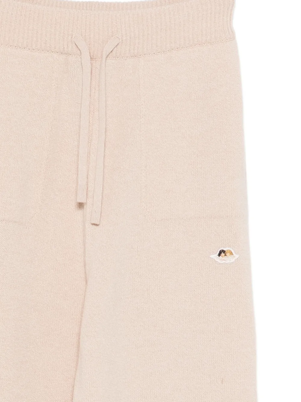 Fiorucci Angel-patch Track Pants In Neutral