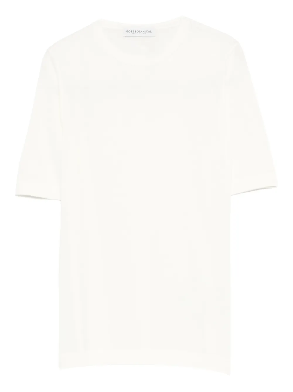 Goes Botanical Crew-neck T-shirt In White