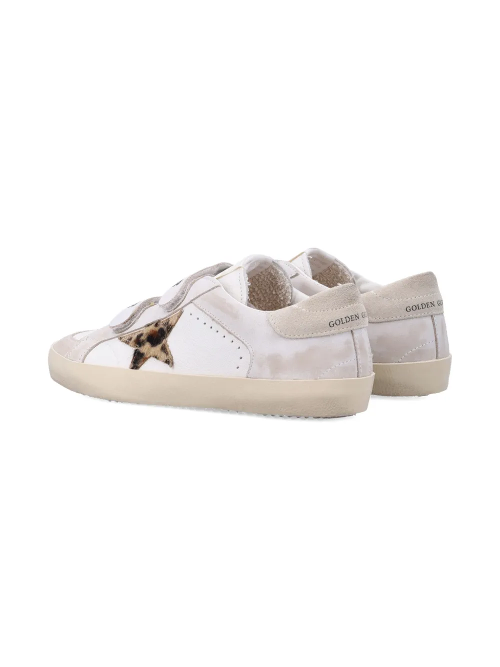 Golden Goose Kids Old School leren sneakers Wit