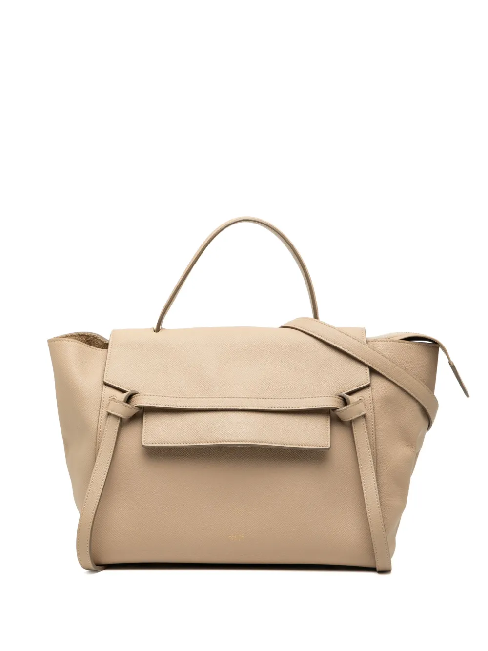 Celine Pre-Owned 2015 Mini Grained Calfskin Belt Bag satchel - Marrone