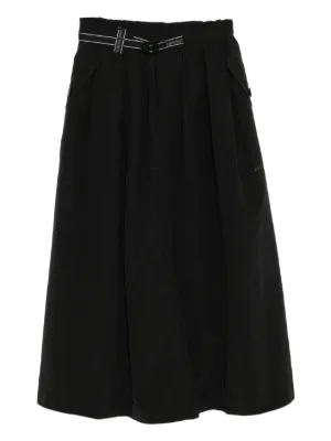 The North Face Dome Wind Midi Skirt | Black | FARFETCH CA