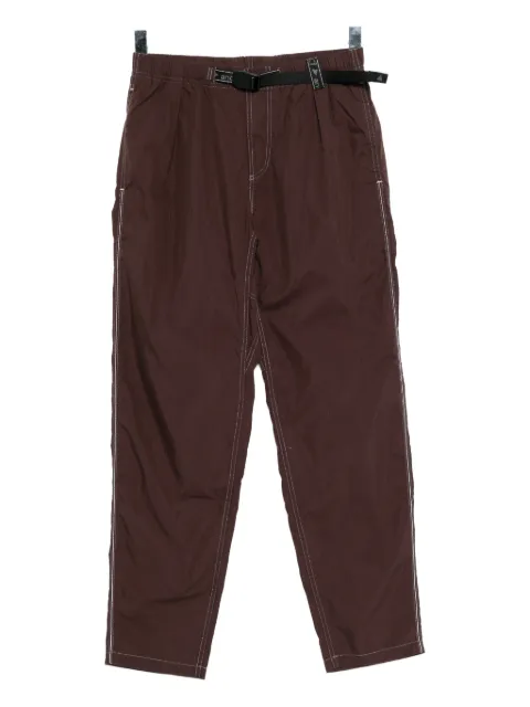 and Wander contrast stitch belt trousers
