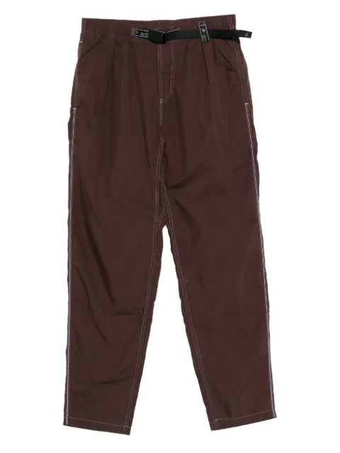 and Wander contrast stitch belt trousers