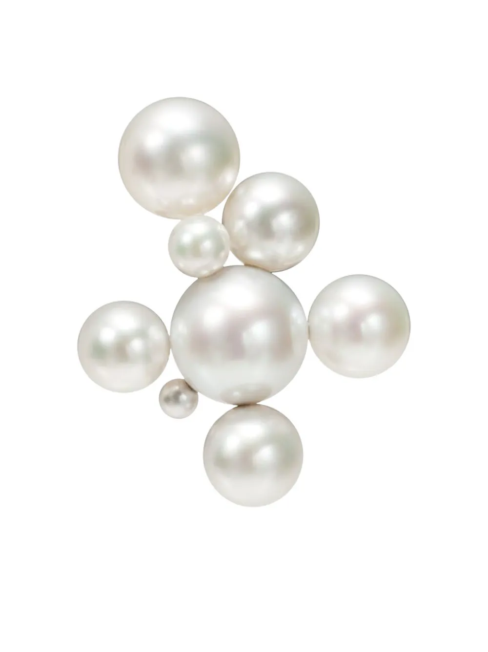 Assael 18k Yellow Gold Multi-bubble Akoya Pearl Ring In White