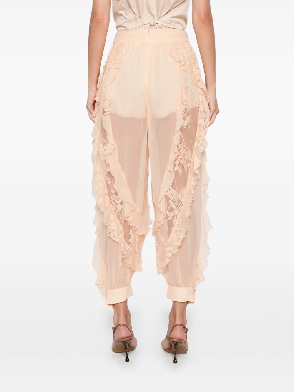 Rebellion Ruffled Lace Trousers
