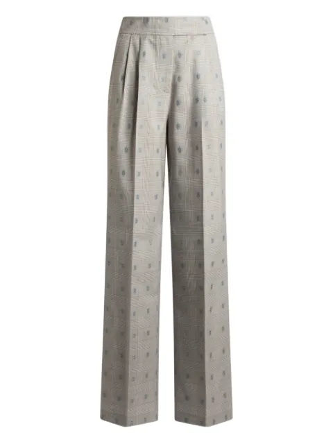 ETRO jacquard Prince of Wales trousers