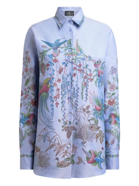 ETRO blomstret skjorte
