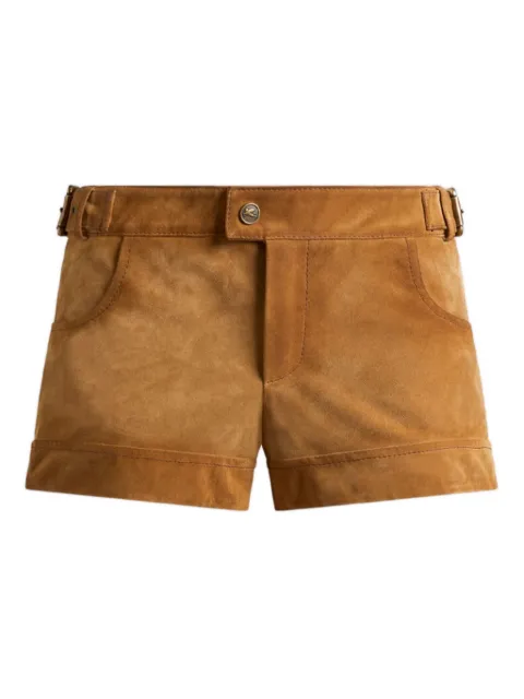 ETRO shorts de gamuza