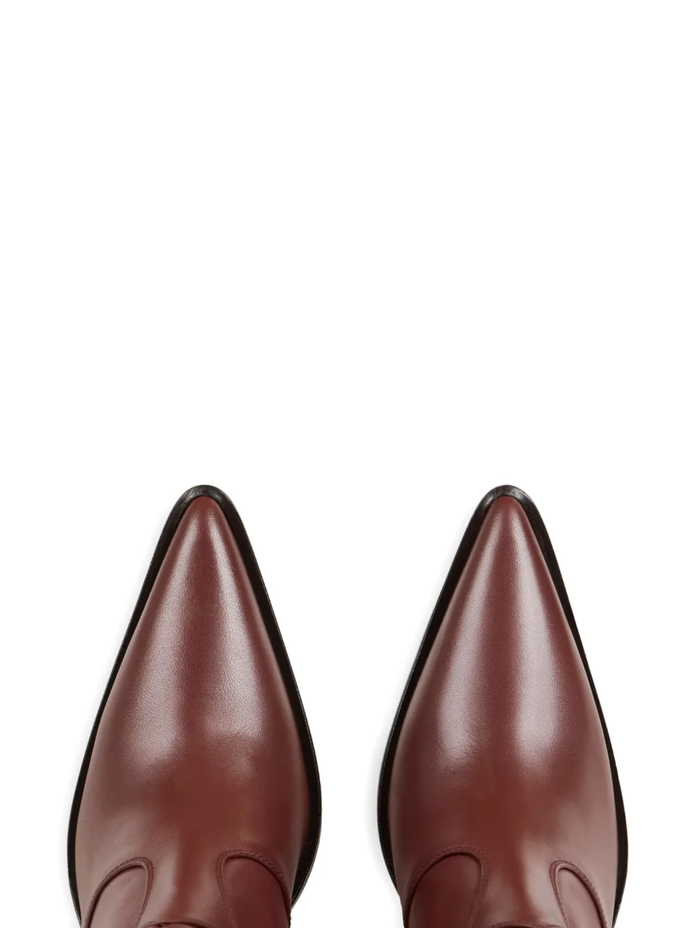 ETRO Enkellaarzen met sleehak Bruin