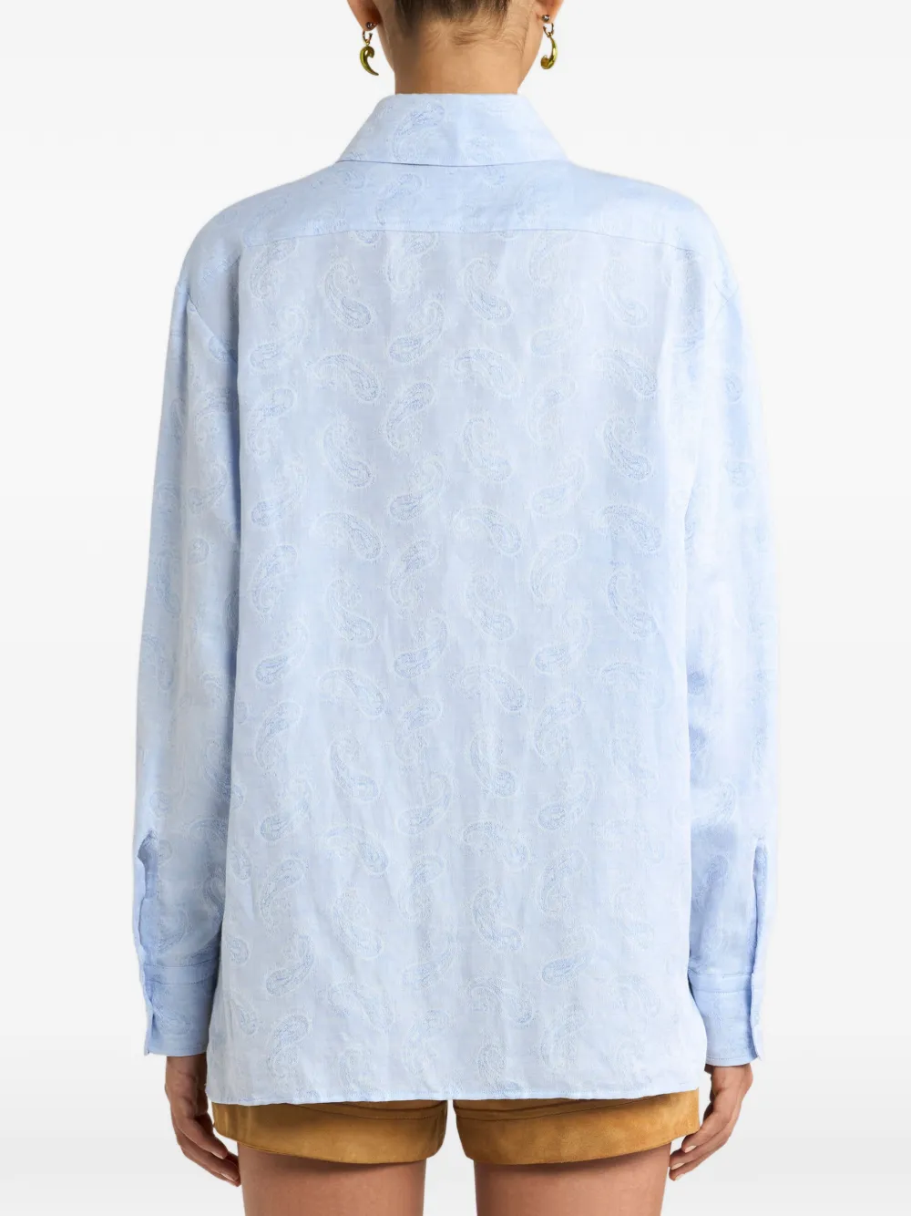 Paisley-Jacquard Shirt
