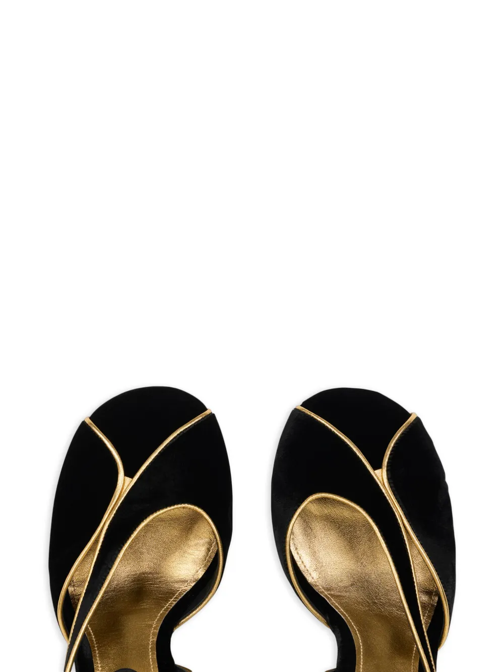 ETRO 90mm fluwelen sandalen met metallic afwerking en hoge hak Zwart