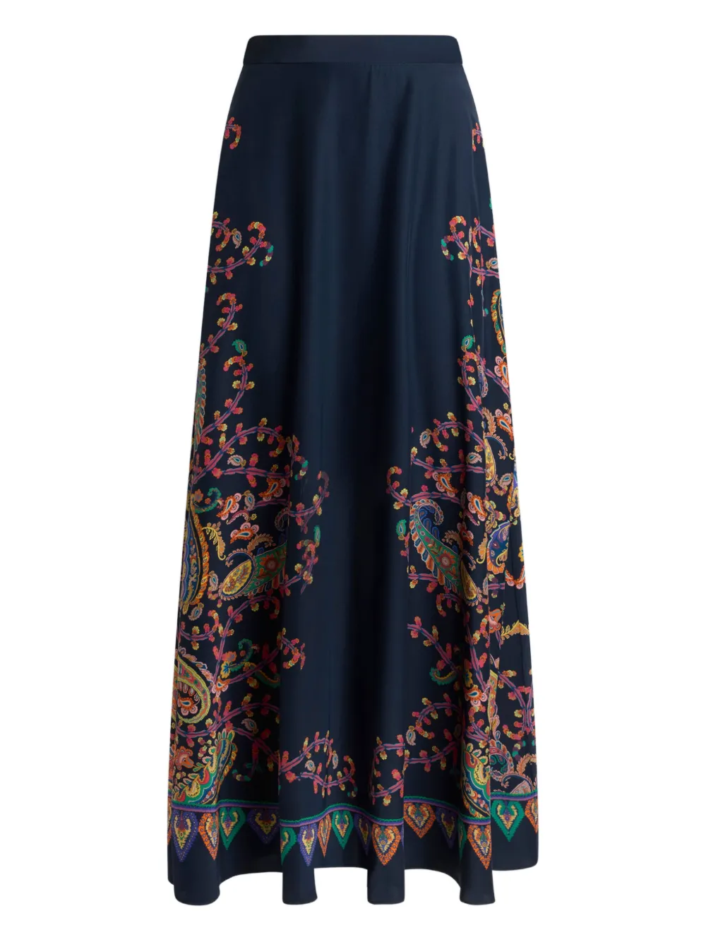 ETRO paisley-print maxi skirt - Blu