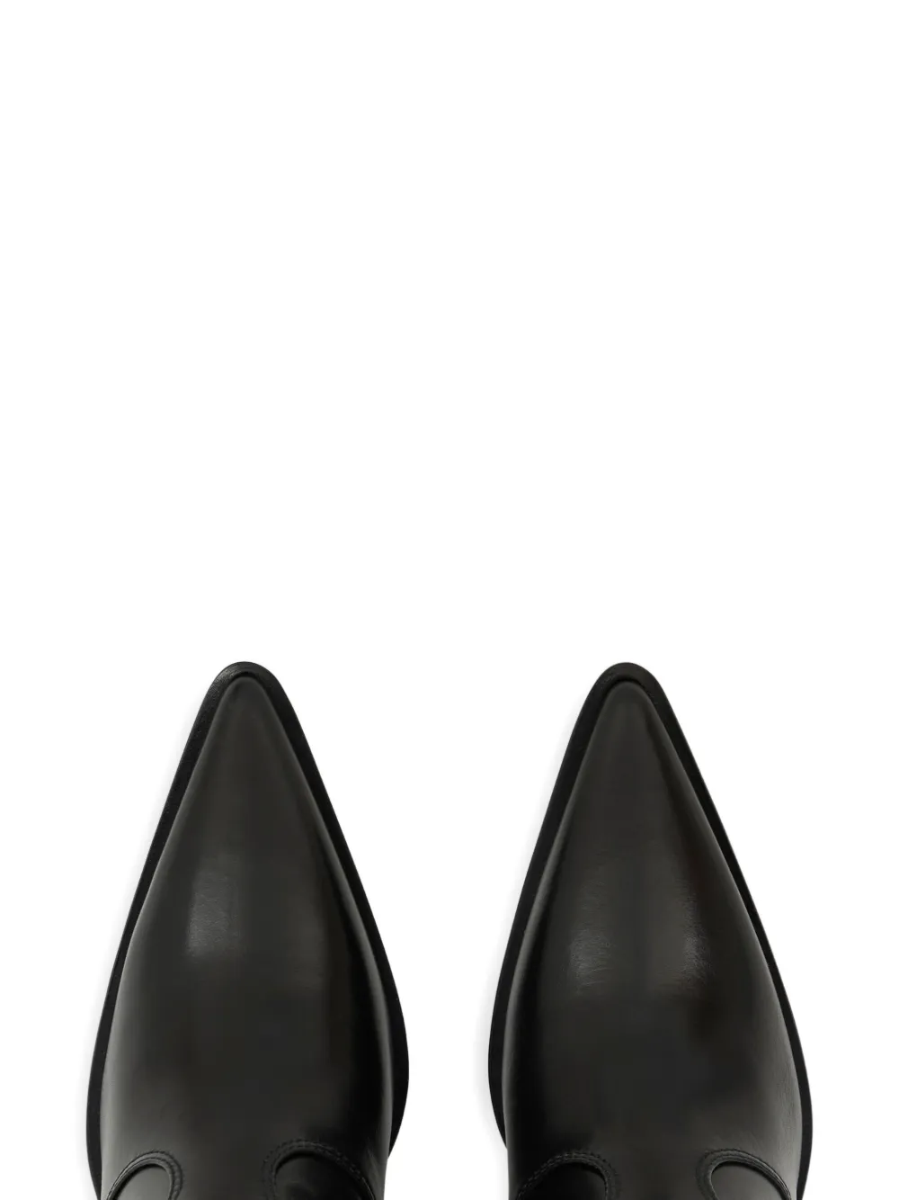 ETRO 70mm leather ankle boots Zwart