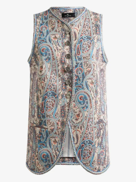 ETRO Jacquard-Weste mit Paisleymuster
