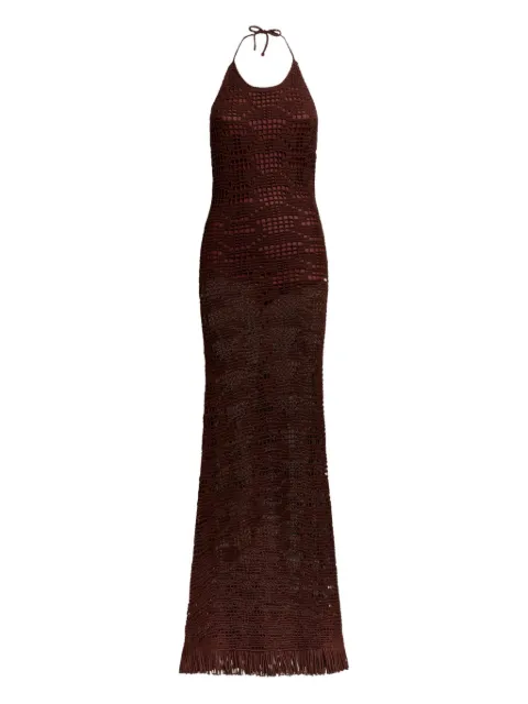 ETRO crochet-effect maxi dress