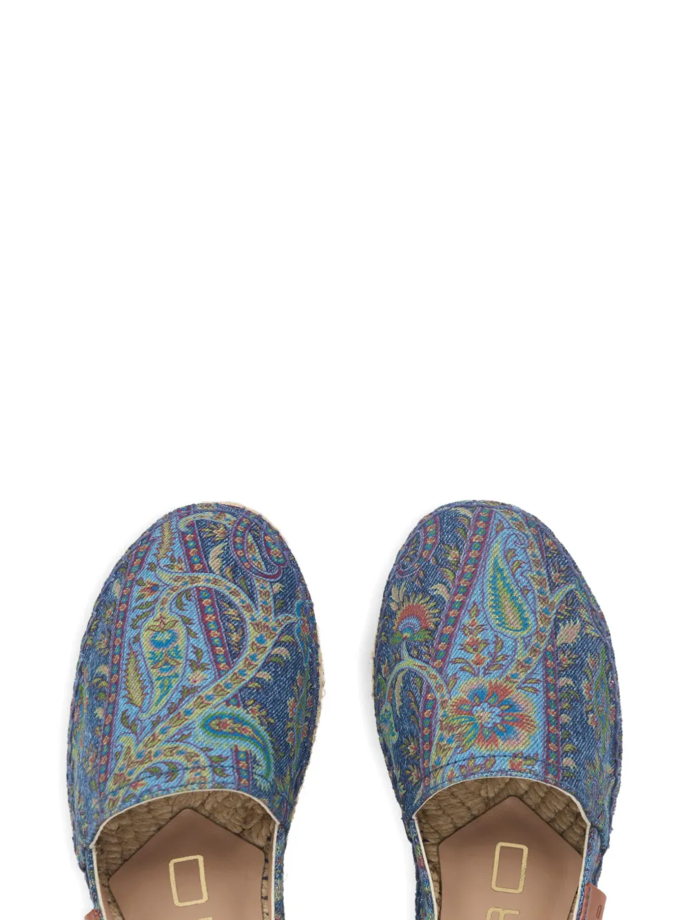 Etro Denim Espadrilles In Multi