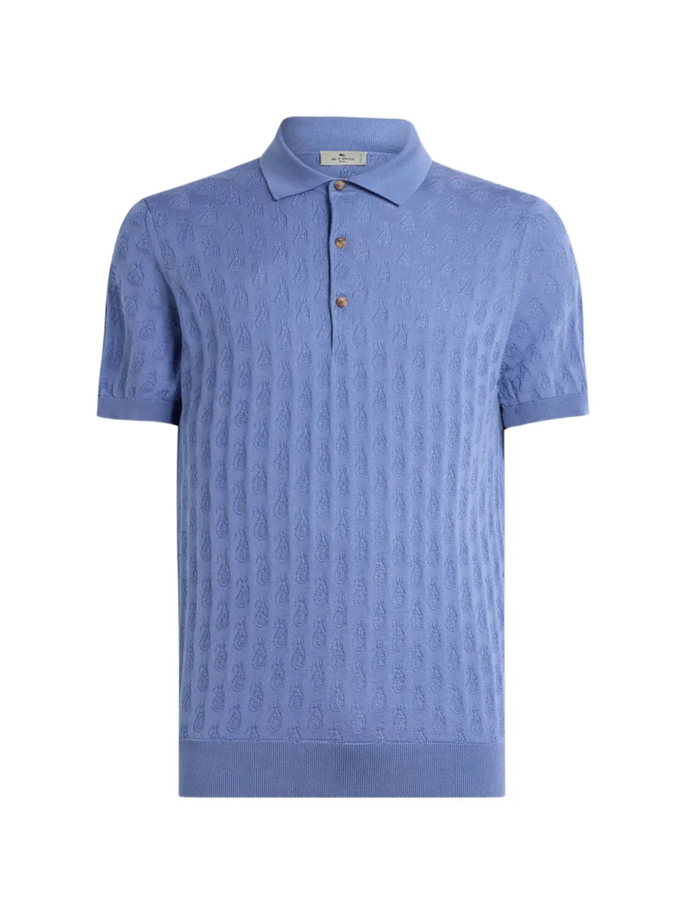 ETRO paisley-motif polo shirt - Blu