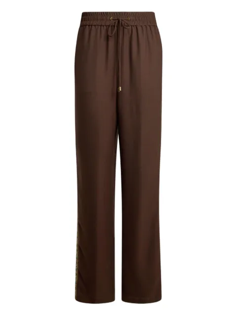ETRO pantalones anchos con cordones