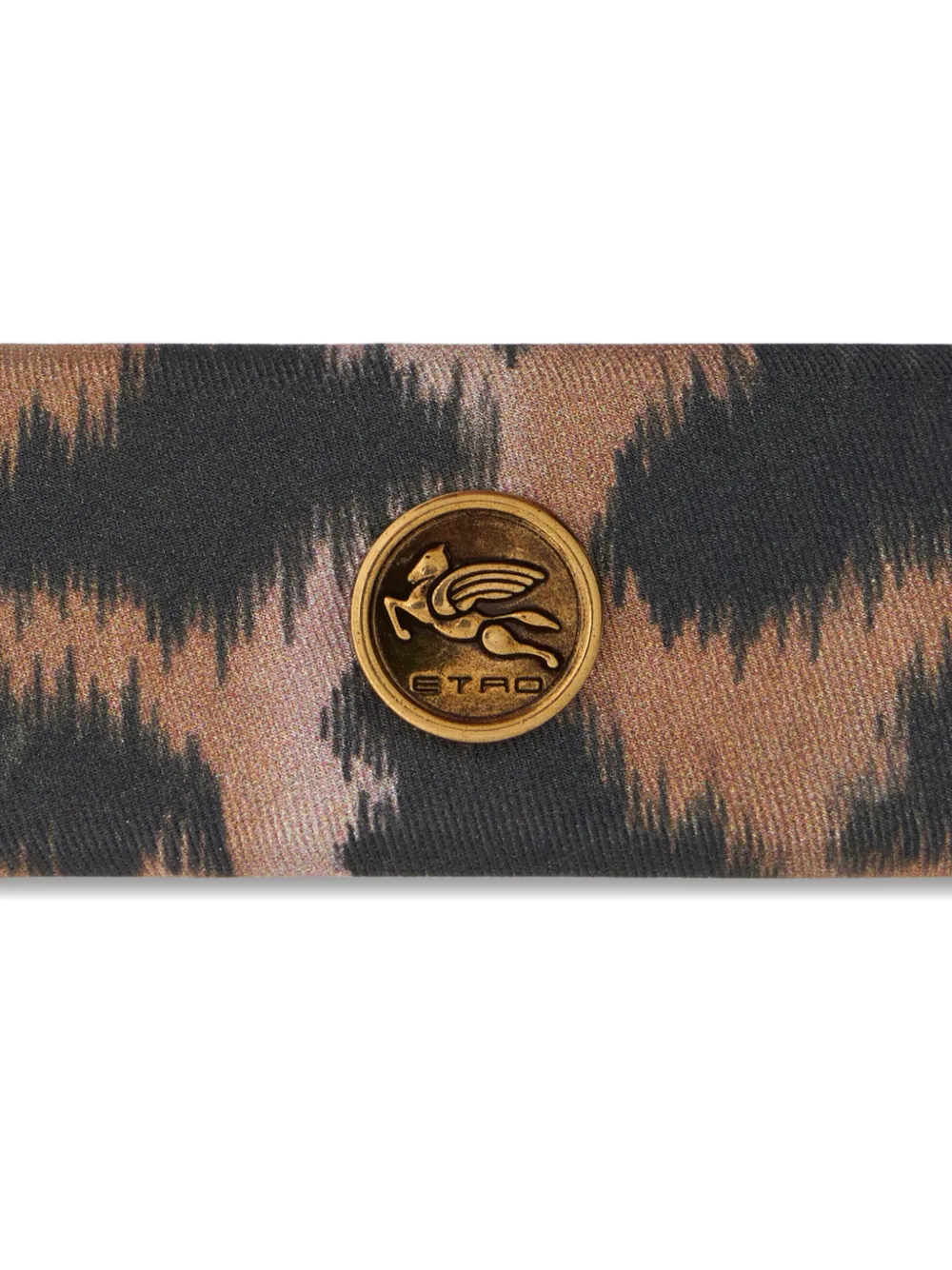 Etro Leopard-print Hair Clip In Multi