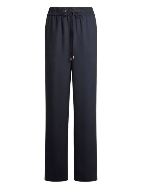 ETRO pantalones anchos con cordones en la pretina